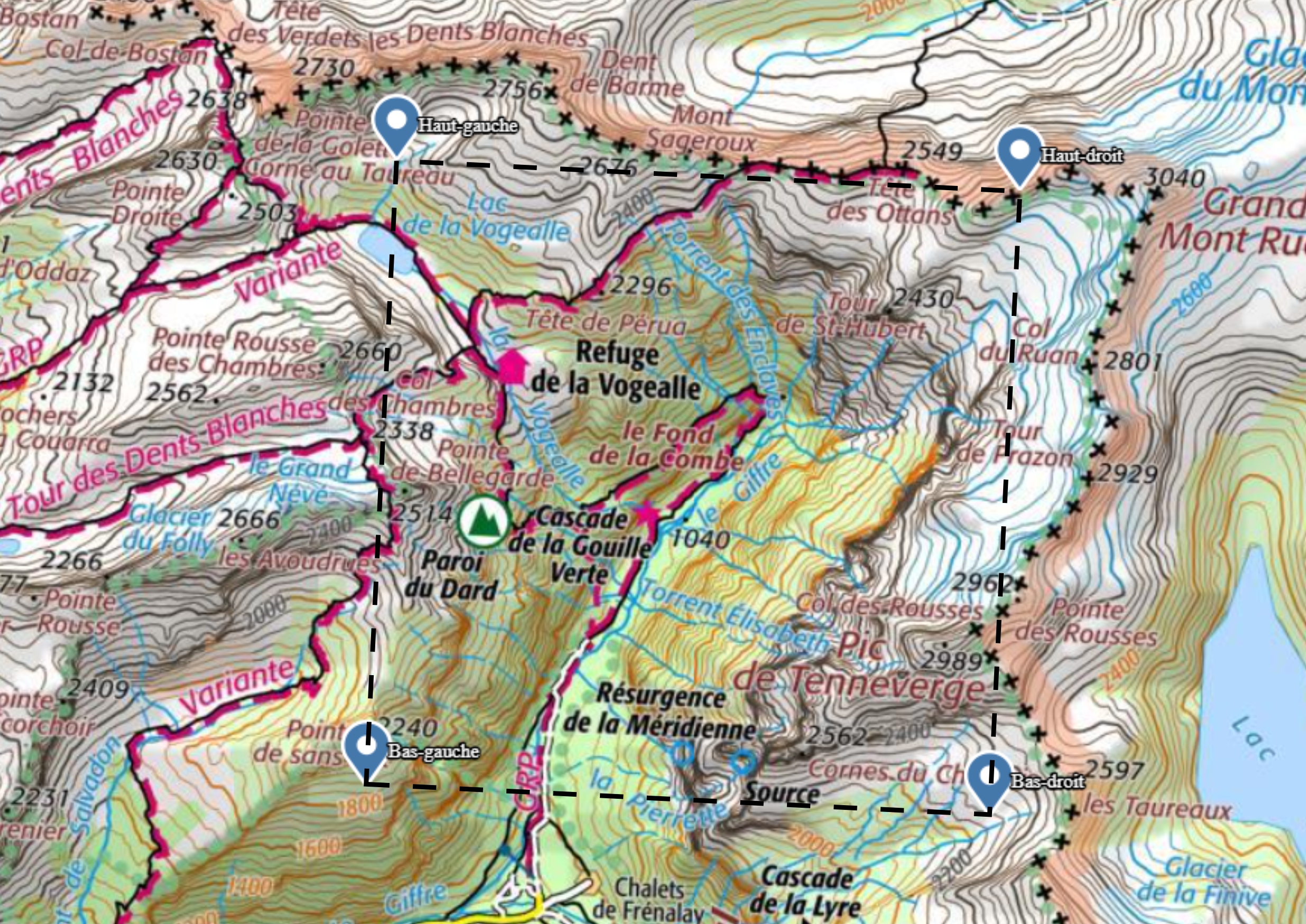 IGN topographic map